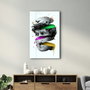 Wallity CAM-1092 - Pintura Decorativa de Vidrio Templado Impresión UV, 46 x 72 cm